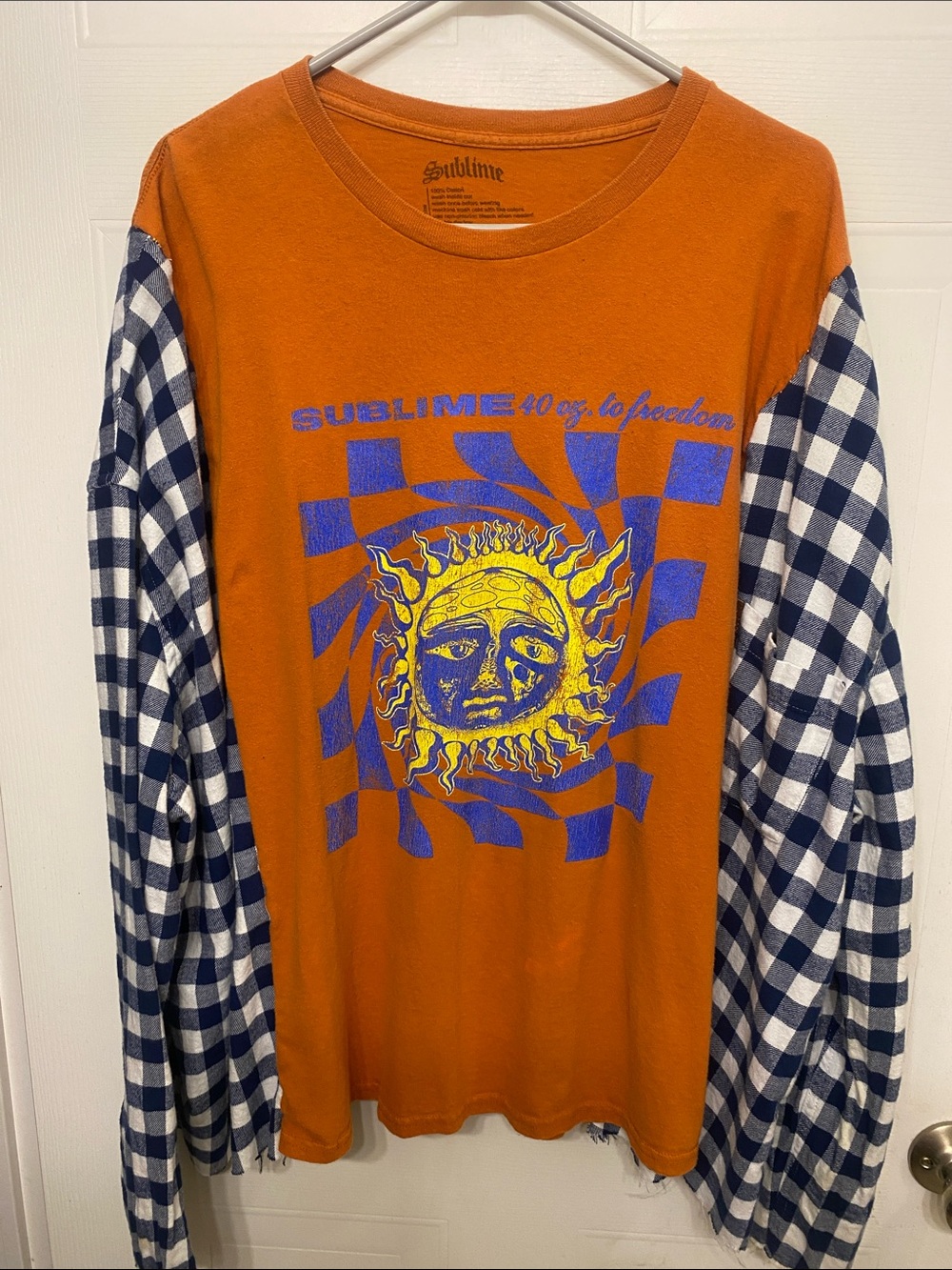 Sublime Sun Graphic Layered-Look Tee Upcycled